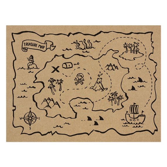 Bordstabletter - Hey Pirate - 6-pack Bordstabletter - Hey Pirate - 6-pack