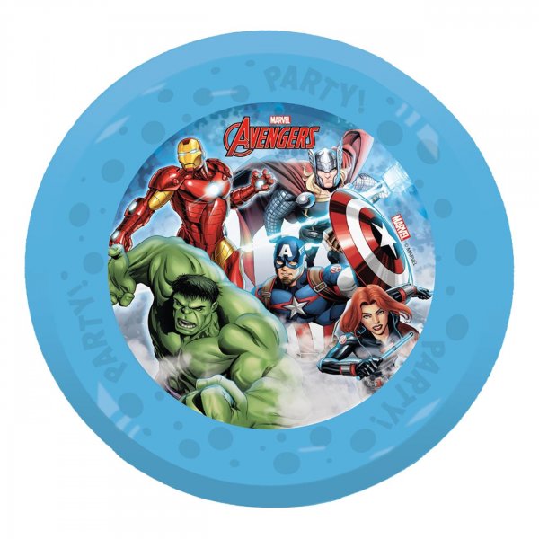 Återanvändbara tallrikar - Marvel Avangers - 21 cm - 4 pack Återanvändbara tallrikar - Marvel Avangers - 21 cm - 4 pack