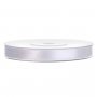 Sidenband, Satinband Vit 6 mm