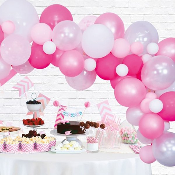 Ballongb�ge - Rosa - 70-pack