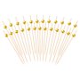 Snackspinnar/Drinkpinnar - Guld - 12 cm - 25 st Snackspinnar/Drinkpinnar - Guld - 12 cm - 25 st