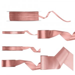 Satinband - Dusty Rose - 25 meter