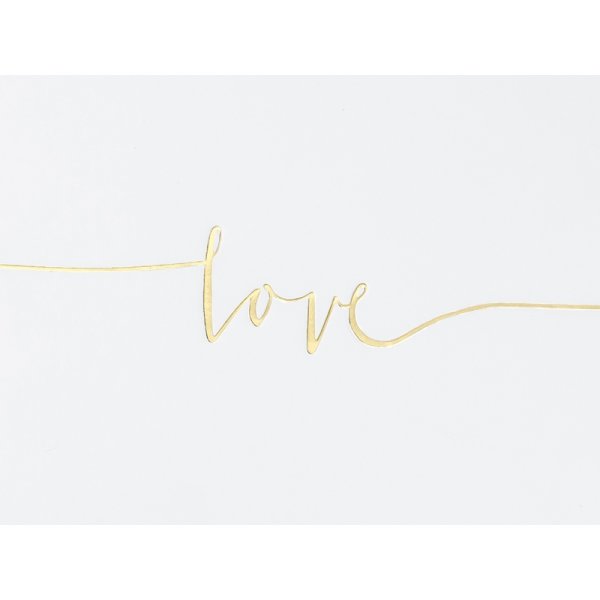 Gästbok - Love - Guld Gästbok - Love - Guld