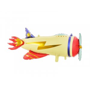 Folieballong - Flygplan - 91x39 cm