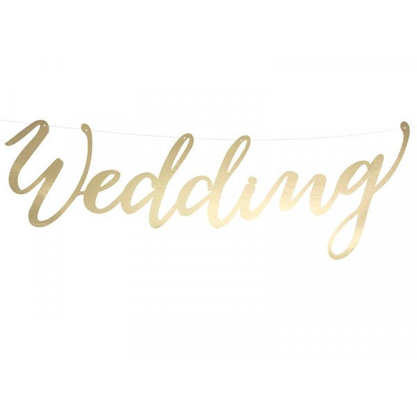 Backdrop - Wedding - Guld