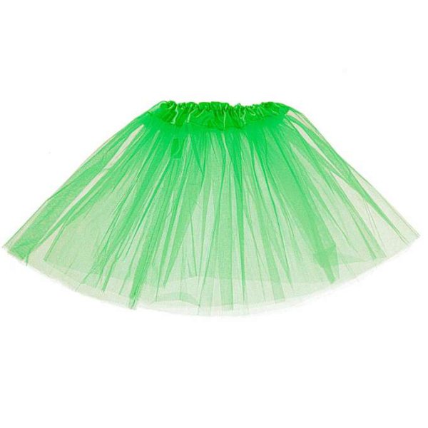 Tyllkjol tutu barn Gr�n 29 cm - Maskeradkostym