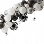 Ballongb�ge - Halloween - Svart/Vit