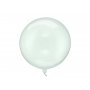 Rund ballong - Transparent gr�n - 40 cm