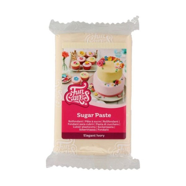 Sockerpasta, Sugarpaste Ivory / Cremevit