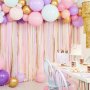 Backdrop - Happy Birthday - Guldfransar