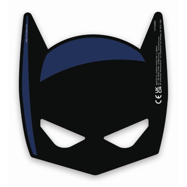 Kalasmasker- Batman - 6 st