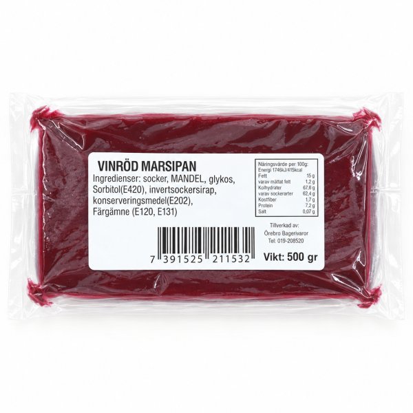 Marsipan Vinr�d - 500g - �rebro Bagerivaror