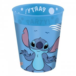 Plastmuggar �teranv�ndbara Stitch & Angel 4-pack