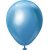 Miniballonger enfrgade - Premium 13 cm - Blue Chrome - 25-pack