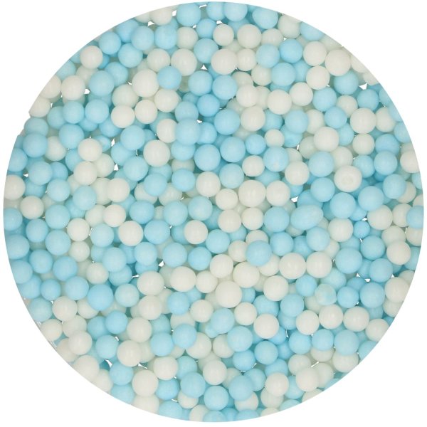 Mjuka Sockerp�rlor - Bl�/Vit
