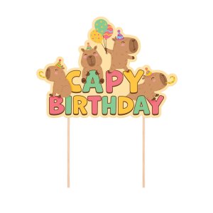 Cake topper - Capybara - Capy Birthday Cake topper - Capybara - Capy Birthday