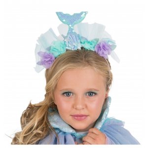 Diadem med tyll - Mermaid/Sj�jungfru