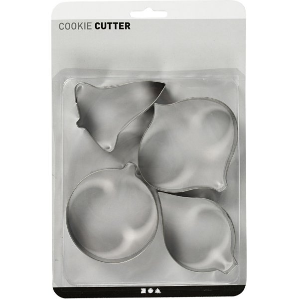 Utsticksform - olika former - H: 8 cm - 4 st