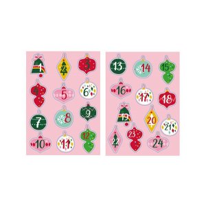 Klisterm�rken till paketkalender