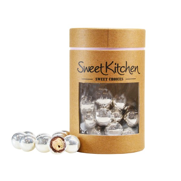 Chokladkulor - Silver- Diameter ca 1,7 cm - SweetKitchen - 70g