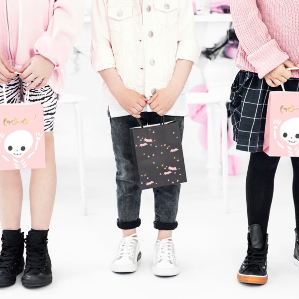 Liten presentpse - Fladdermss - Pink Halloween