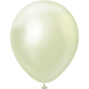 Ballonger enfrgade - Premium 30 cm - Green Gold Chrome