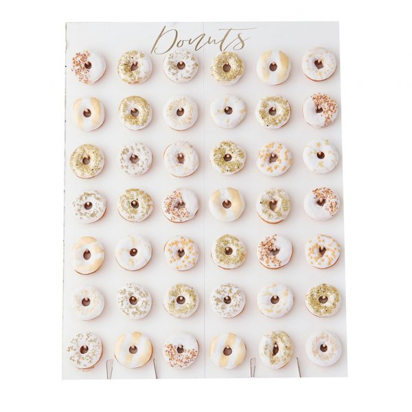 Stor donut wall - Gold wedding Stor donut wall - Gold wedding