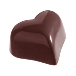 Pralinform - CW1526 Litet hj�rta - 2,7 cm - Chocolate World