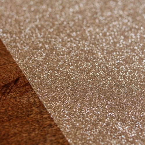 Bordsl�pare i tyg - Ros�guld - 28 cm x 3 m