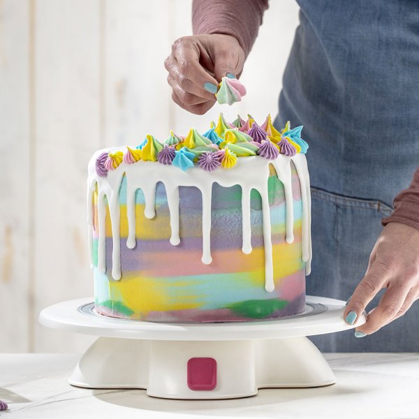 Snurrplatta - Decora - Vit Snurrplatta - Decora - Vit