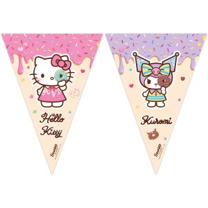 Flaggirlang - Hello Kitty & Kuromi - 9 flaggor