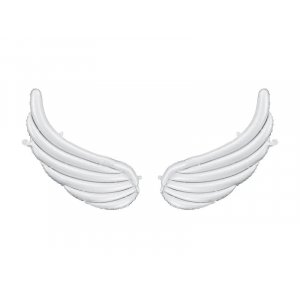 Folieballong - Vingar - Vita - 95 x 37 cm