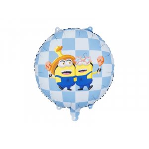 Folieballong - Minions - Rund - 35 cm