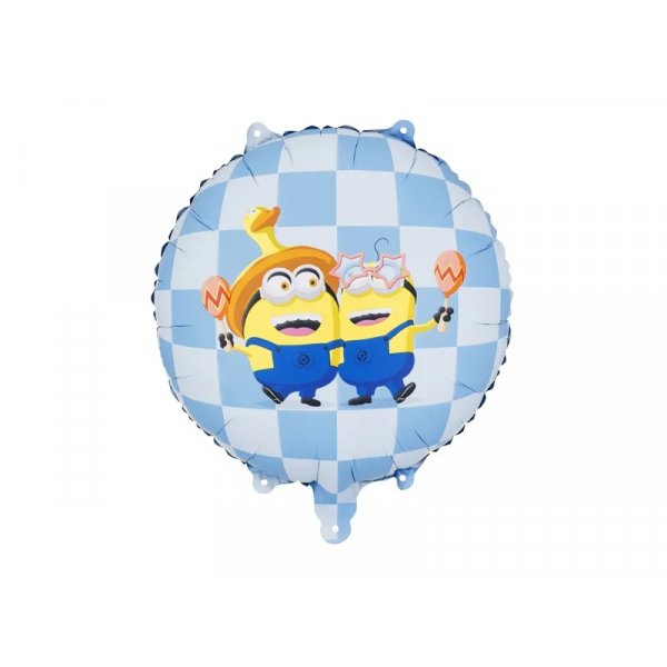 Folieballong - Minions - Rund - 35 cm