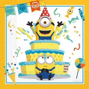 Servetter - Minions Rise of Gru - 33x33 cm - 20 st