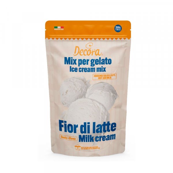 Glassmix - Italiensk Gelato - Fior di Latte - 250 g Glassmix - Italiensk Gelato - Fior di Latte - 250 g