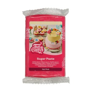 Sugarpaste/Sockerpasta - Hot Pink - Funcakes - 250 g