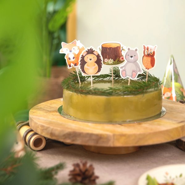 Cake Toppers Skogens V�nner, 9st