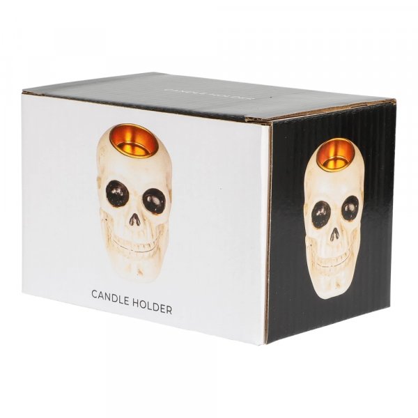 Ljusstake - Halloween - D�dskalle