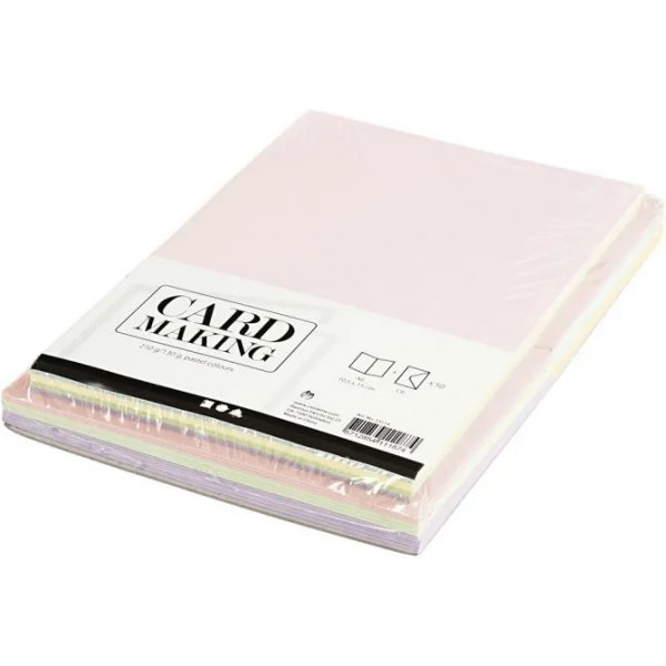 Inbjudningskort - 50-pack - Pastell