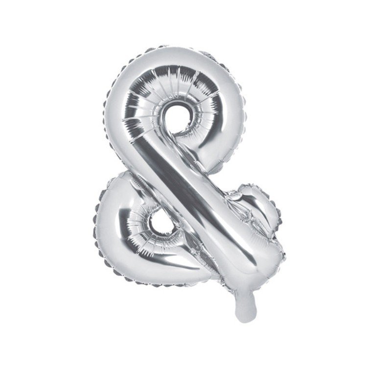 Folieballong - & - Silver - Fyndhörnan