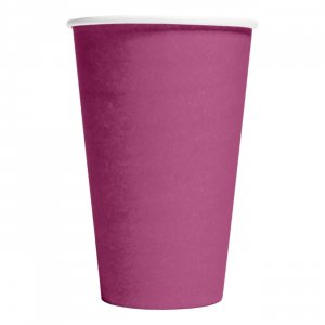 Pappmuggar - Lila - 350ml - 10-pack