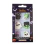Sockerdekorationer - Sp�ken, monster, katt, spindel - Halloween - 6 st