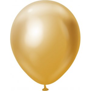 Ballonger enfrgade - Premium 45 cm - Gold Chrome