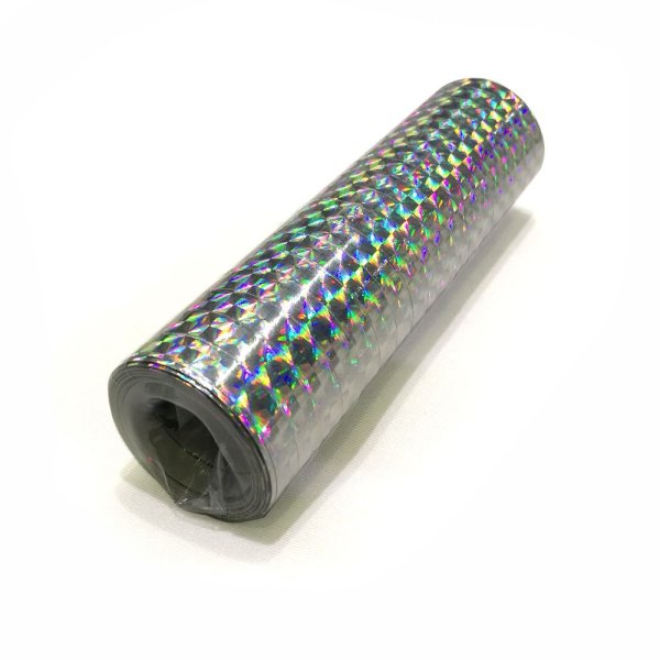 Serpentiner - Holografiska - Silver - 18x4 m - 6-pack