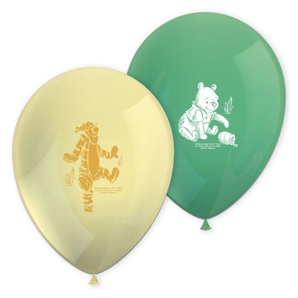 Ballonger - Nalle Puh - 8-pack