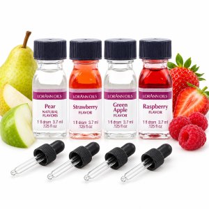 Smakessenspaket - 4 smaker & pipetter - LorAnn