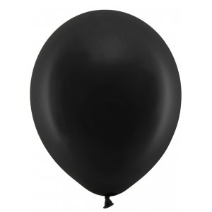 Pastellballonger - Standard 30 cm - Svart