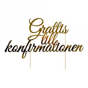 T�rtdekoration - Konfirmation