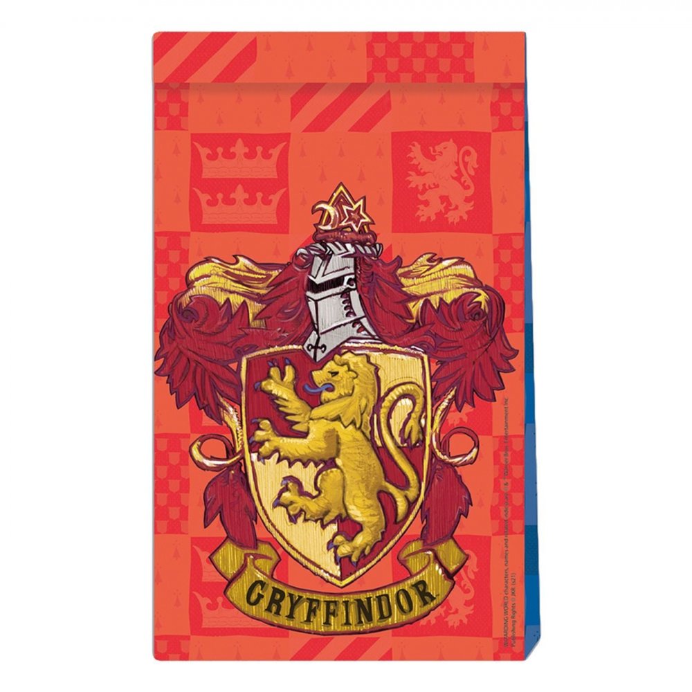 Kalaspåsar – Harry Potter – Hogwarts Houses – 4-pack – Övriga påsar & favors, Askar & Påsar